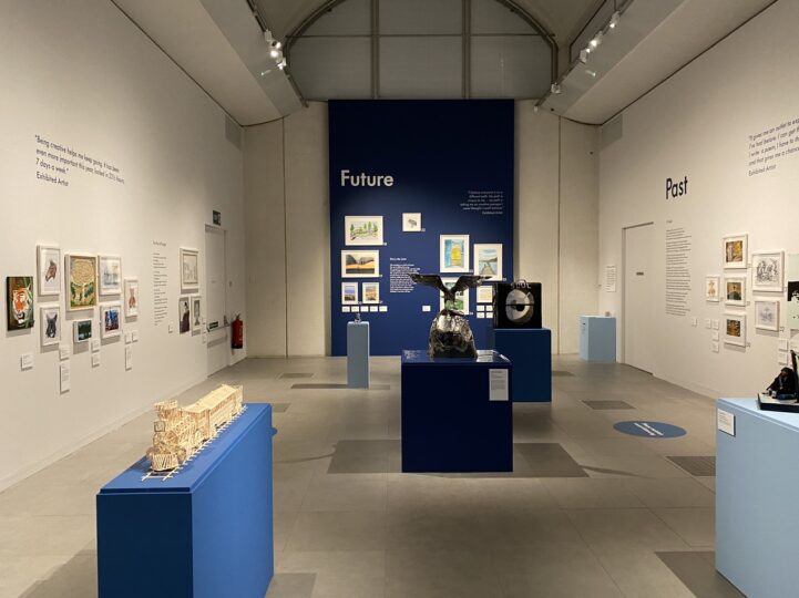 Koestler Arts exhibition display at the Millennium Museum in Sheffield