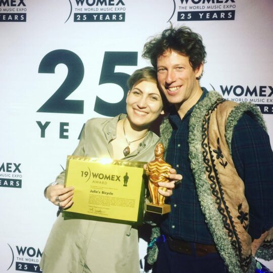 Collecting the WOMEX (World Music Expo) 2019 Professional Excellence Award