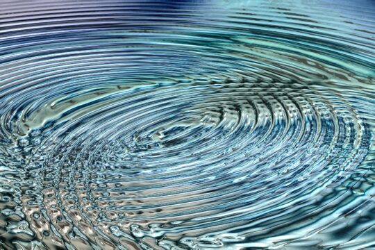 Ripples in water