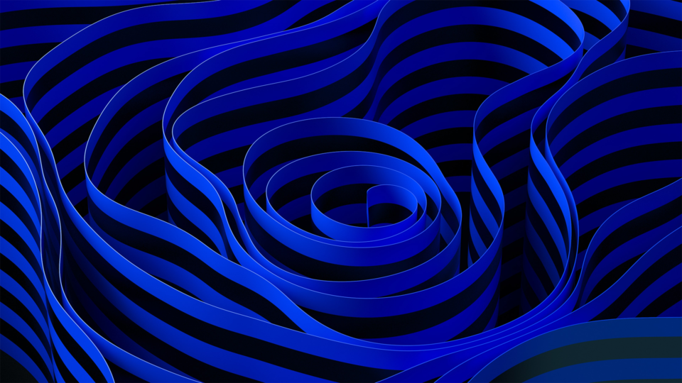 blue swirls pattern
