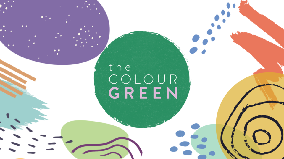 The Colour Green landscape logo