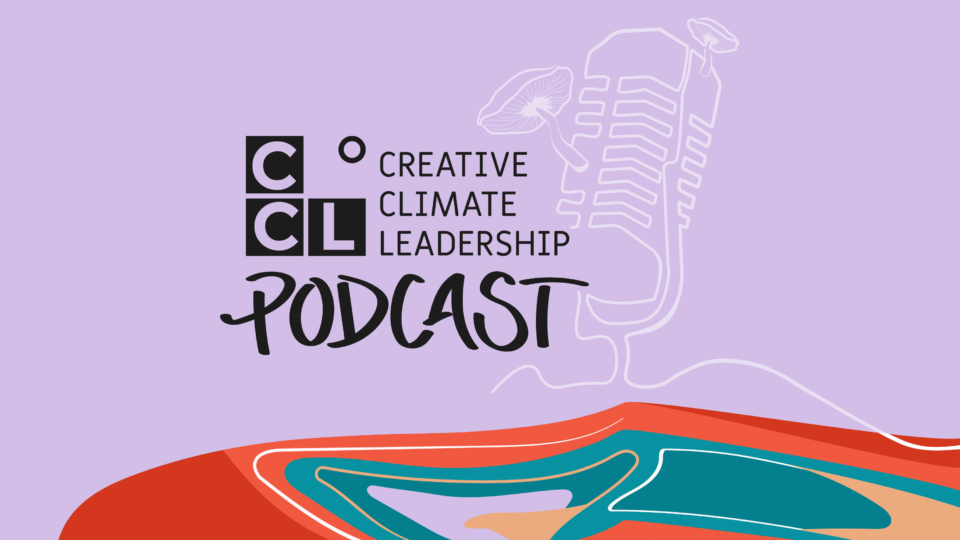 Creative Climate Leadership Podcast logo with graphic elements