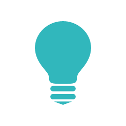 icon: light bulb