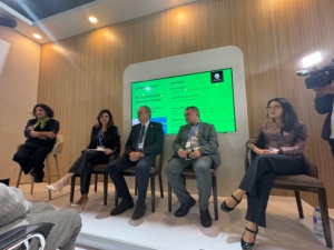 Culture panel at the Azerbaijan Pavilion in the Blue Zone of COP venue